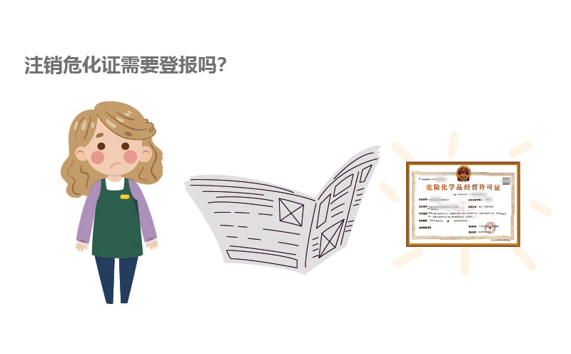 注銷?；C需要登報(bào)嗎？