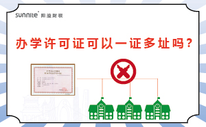 辦學(xué)許可證可以一證多址嗎？